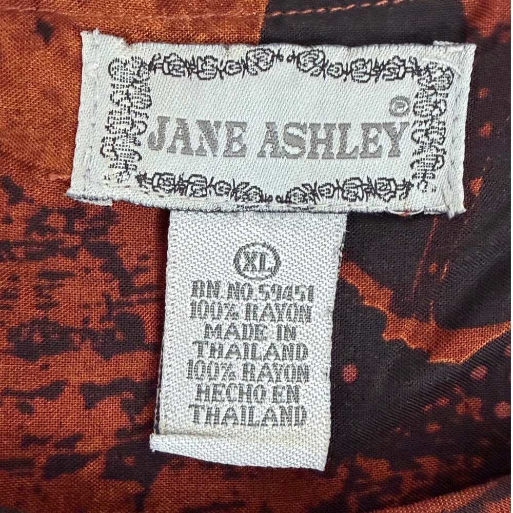 Vintage Jane Ashley Boho Maxi Dress Medium Cottagecore Earthy Festival Retro - Picture 4 of 10